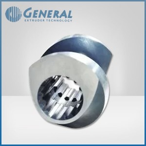 58-62 HRC Twin Screw Extruder Parts Long Lifespan With Excellent Feed Angles