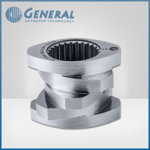 HRC 58-62 Injection Molding Screws And Barrels , Twin Screw Extruder Parts 87 Mm