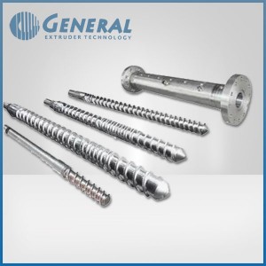 Bimetallic Self Reversing Screw Shaft 75 Mm Out Diameter Spline Type